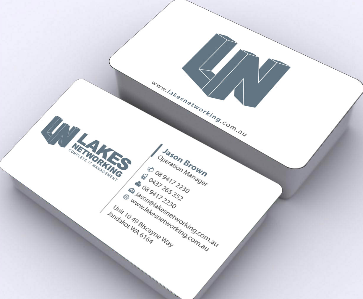 Diseño de Tarjeta de Presentación por Sbss para Lakes Networking | Diseño #2374854