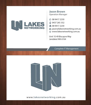 Business Card Design by Sbss for Lakes Networking | Design: #2390893