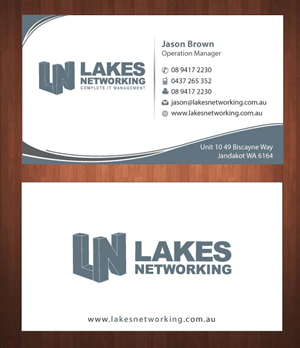 Business Card Design by Sbss for Lakes Networking | Design: #2390898