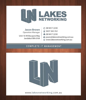 Business Card Design by Sbss for Lakes Networking | Design: #2390904