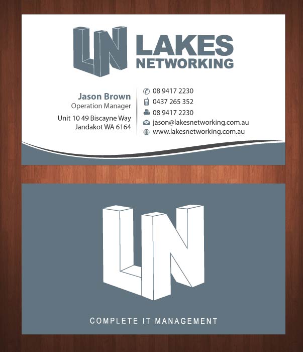 Business Card Design by Sbss for Lakes Networking | Design #2390907