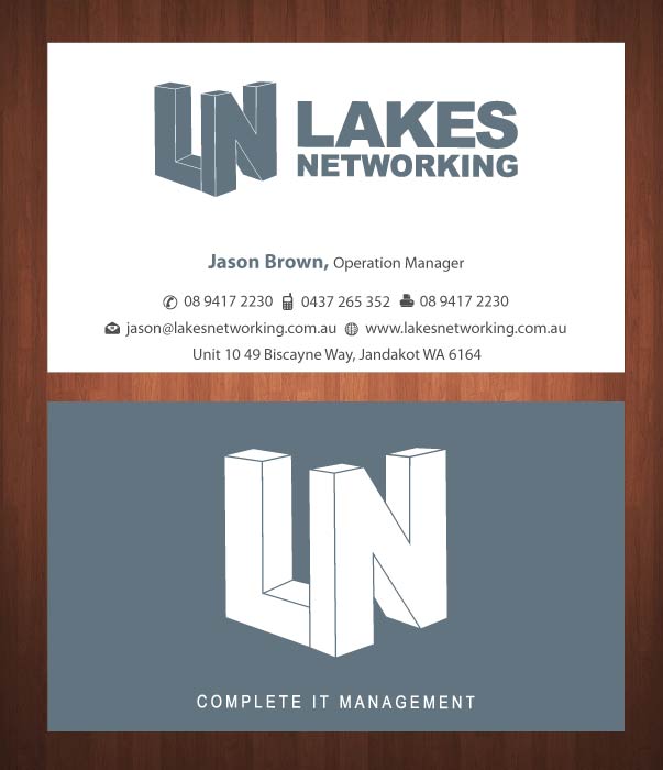 Business Card Design by Sbss for Lakes Networking | Design #2390915