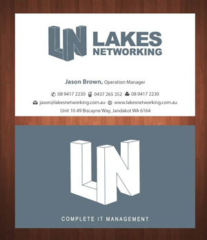 Business Card Design by Sbss for Lakes Networking | Design: #2390915