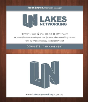 Business Card Design by Sbss for Lakes Networking | Design: #2390918