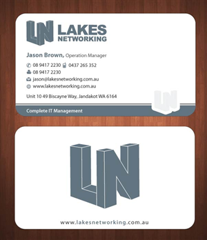 Business Card Design by Sbss for Lakes Networking | Design: #2390921