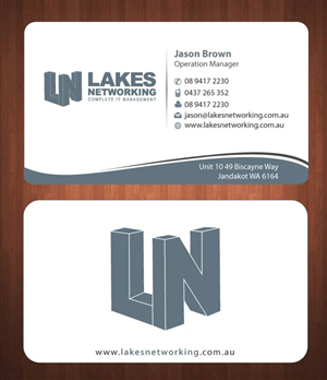 Business Card Design by Sbss for Lakes Networking | Design: #2390944