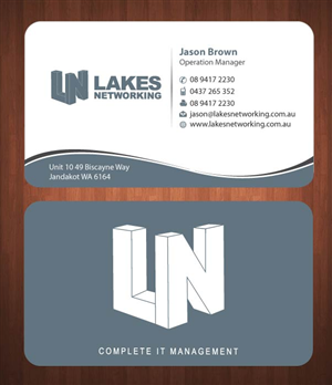 Business Card Design by Sbss for Lakes Networking | Design: #2390949