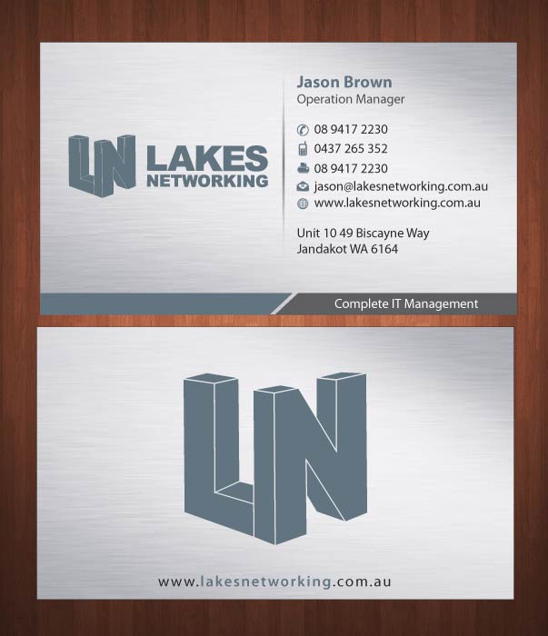 Business Card Design by Sbss for Lakes Networking | Design #2390974