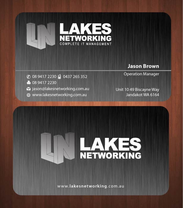 Business Card Design by Sbss for Lakes Networking | Design #2390983