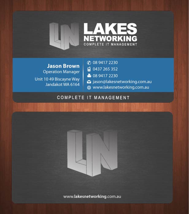 Business Card Design by Sbss for Lakes Networking | Design #2390991