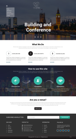 Diseño Web por pb para Let Me Out Ltd | Diseño: #12072623