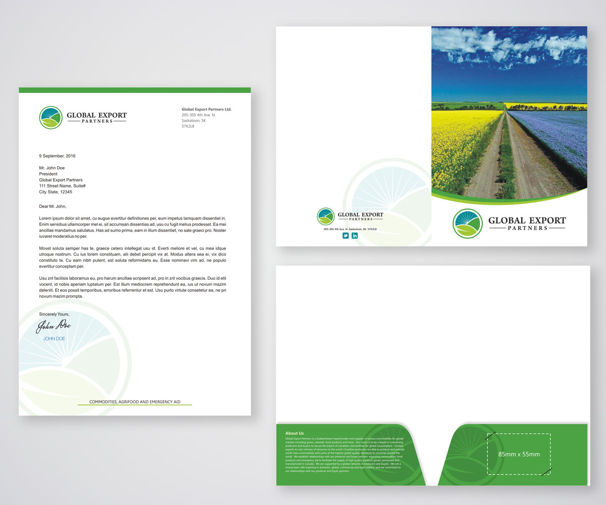 Design de Papeterie par Designers Hub pour Global Export Partners | Design #12031180