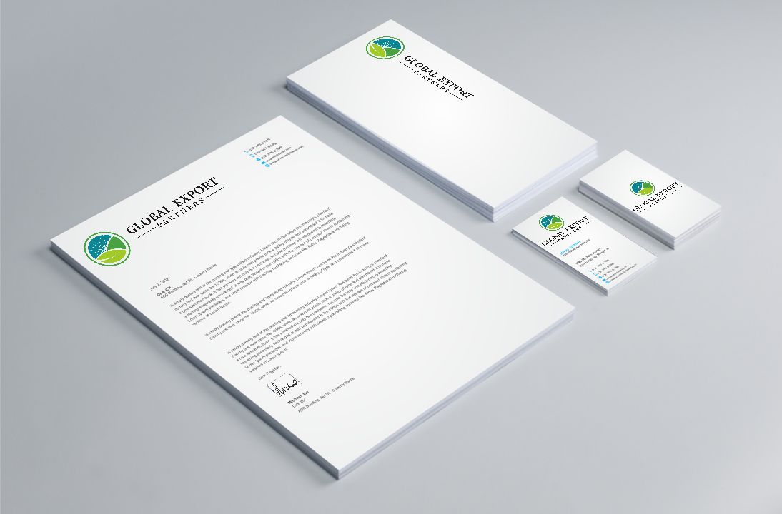 Stationery Design by AwsomeD for Global Export Partners | Design #12024320