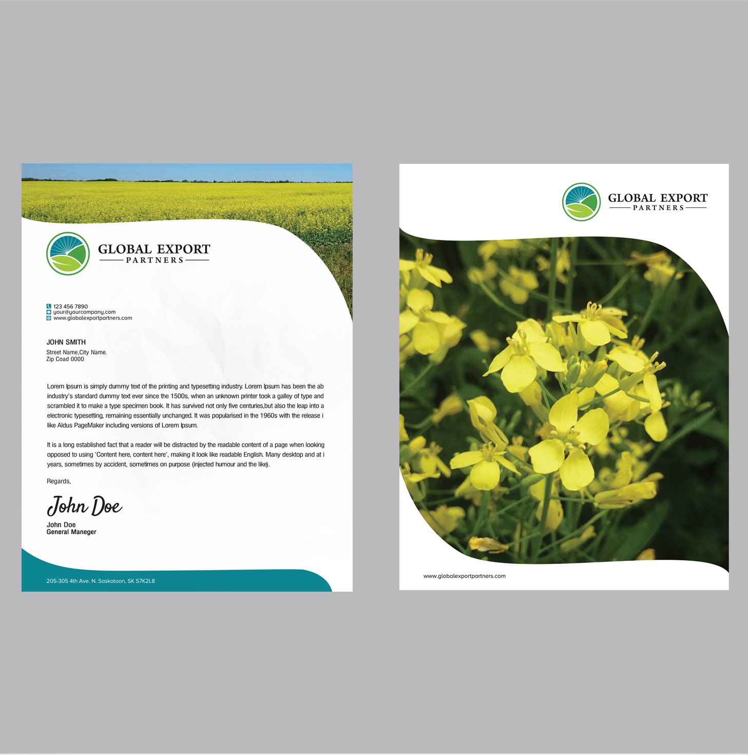 Stationery Design by SL Designer for Global Export Partners | Design #12024060