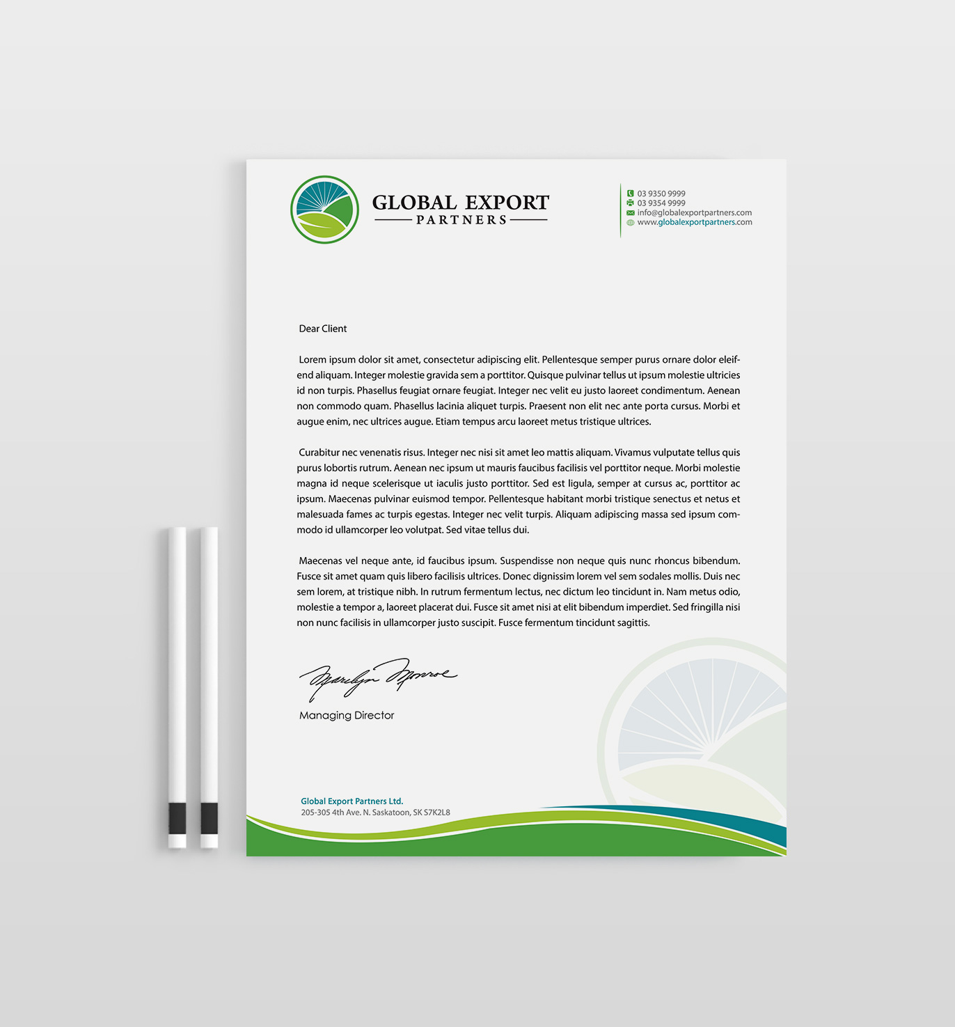 Stationery Design by Designs 2019 for Global Export Partners | Design #12023630