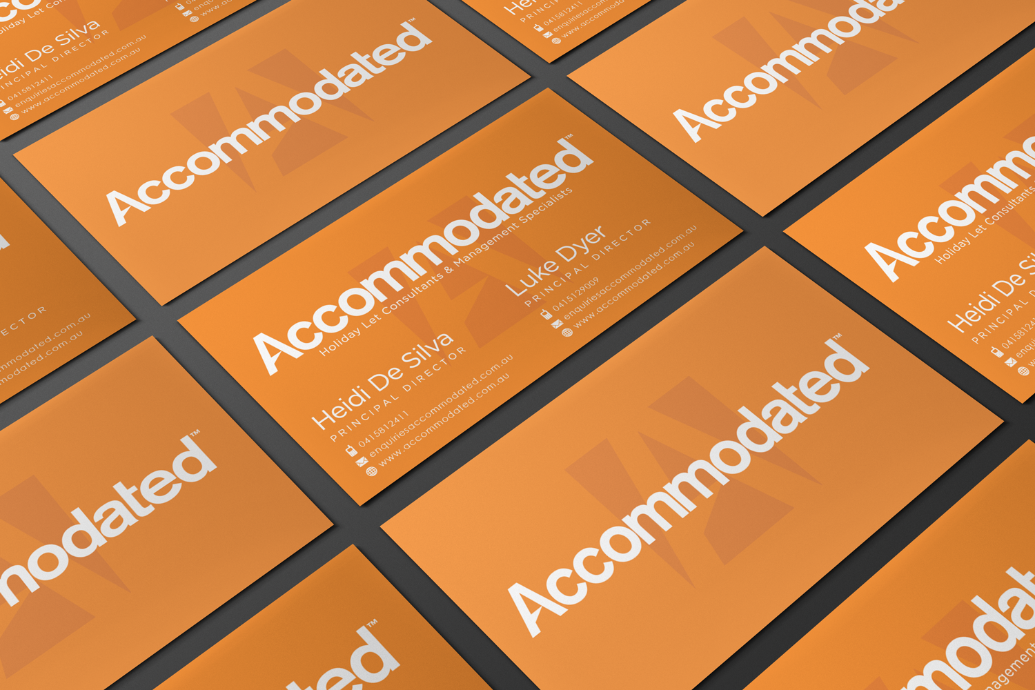 Business Card Design by Mario for Accommodated | Design #12030665