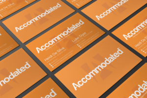 Business Card Design by Mario for Accommodated | Design: #12030665