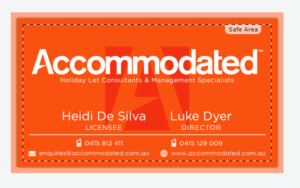 Business Card Design by Mario for Accommodated | Design: #12038783