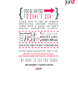 Einladungs-Design von  Mallory