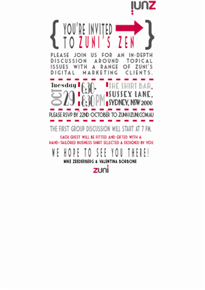 Design Invitation par  Mallory pour ce projet | Design : #2442817