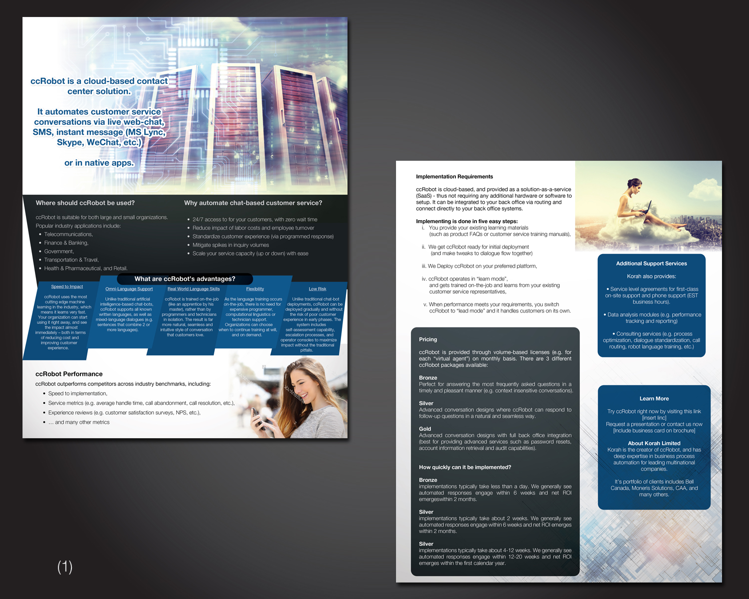 Brochure Design by Designanddevelopment for Korah Limited | Design: #12141887
