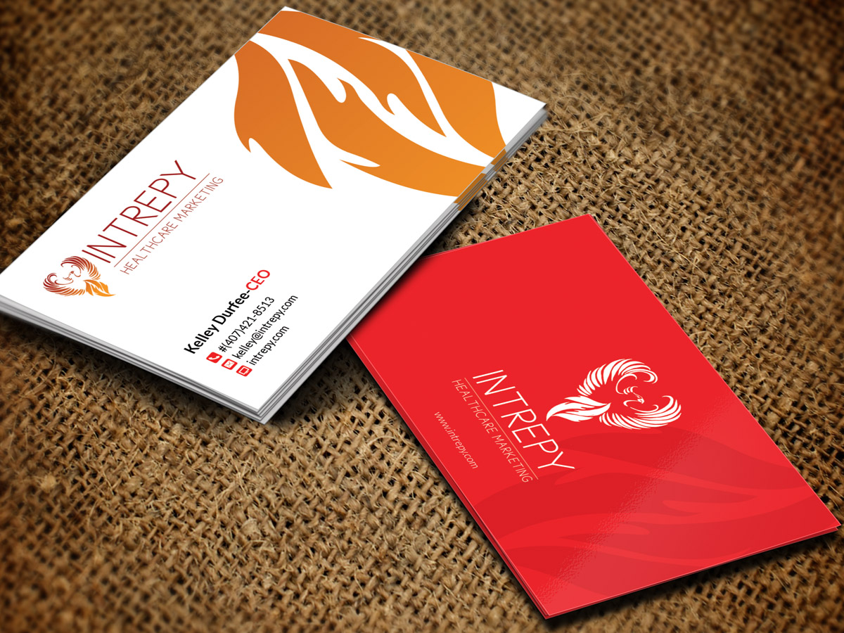 Business Card Design by Sandaruwan for Intrepy Healthcare Marketing | Design #12039044