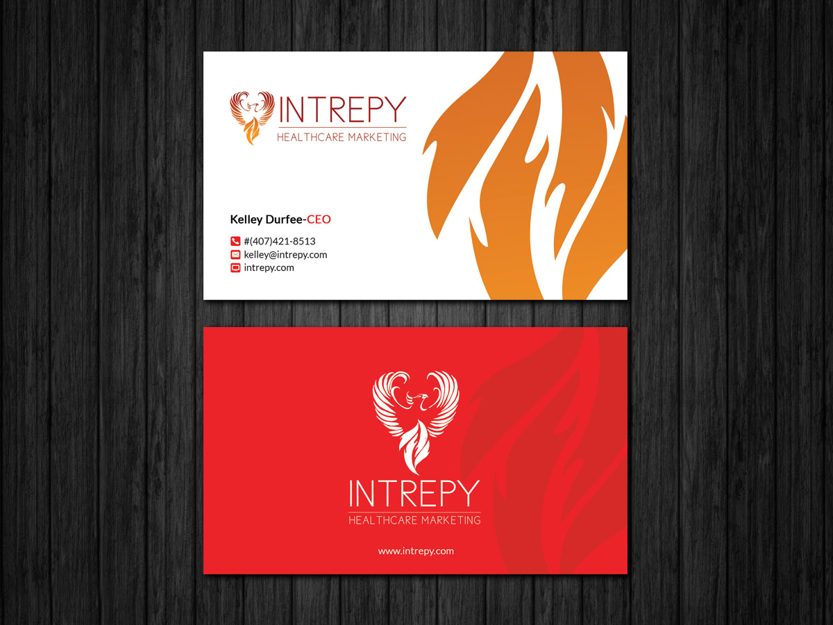 Business Card Design by Sandaruwan for Intrepy Healthcare Marketing | Design #12039331
