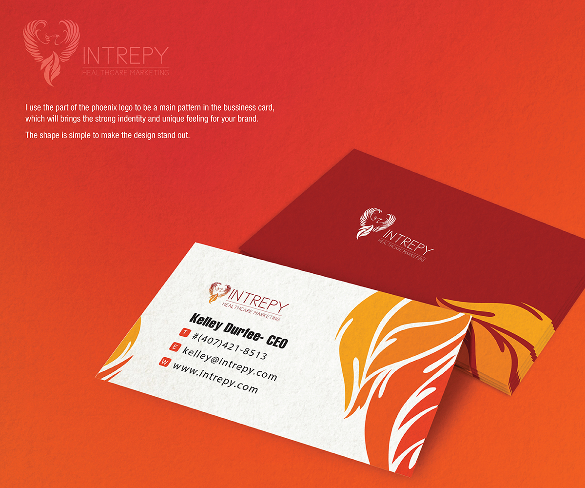 Business Card Design by Trinh  for Intrepy Healthcare Marketing | Design #12037635