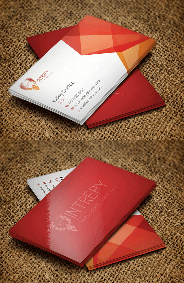 Design de Carte de Visite par Riz' pour Intrepy Healthcare Marketing | Design #12036584