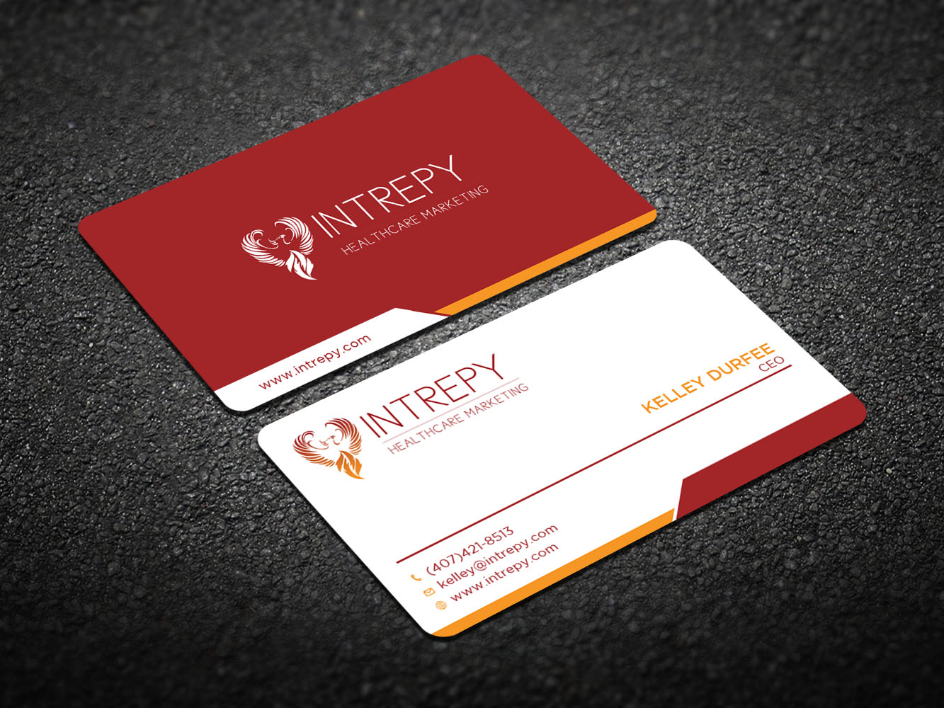 Business Card Design by Verified artistry for Intrepy Healthcare Marketing | Design #12038162