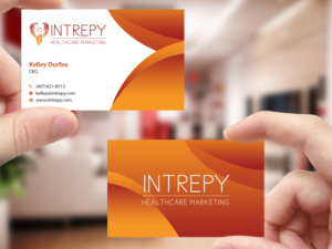 Design de Carte de Visite par Creations Box 2015 pour Intrepy Healthcare Marketing | Design : #12048577