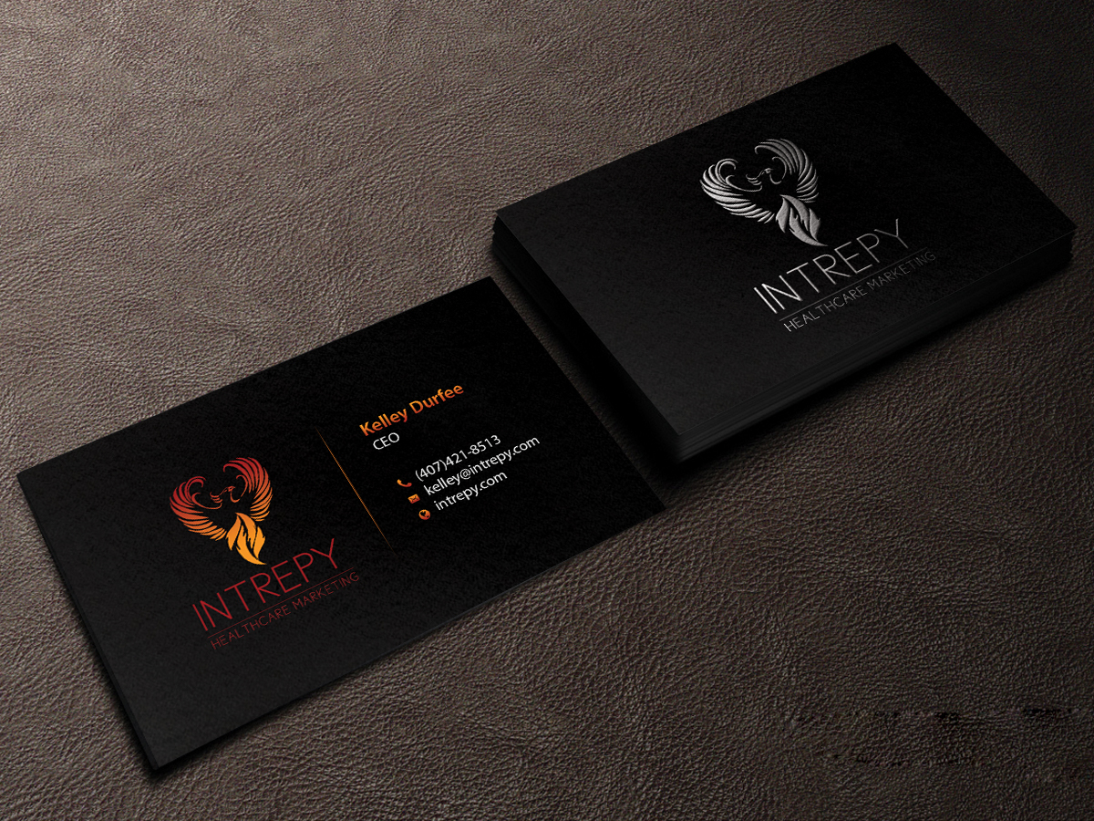 Business Card Design by Creations Box 2015 for Intrepy Healthcare Marketing | Design #12048578