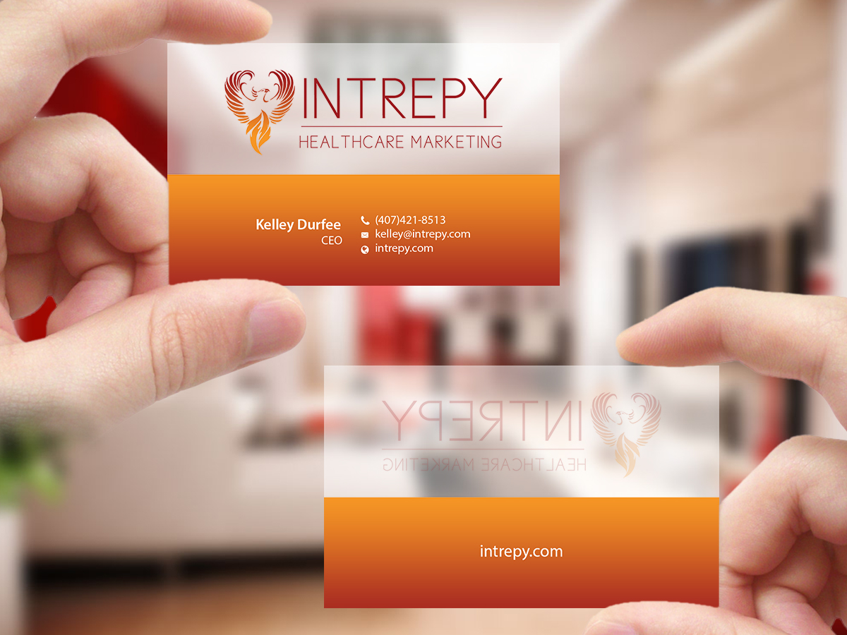 Business Card Design by Creations Box 2015 for Intrepy Healthcare Marketing | Design #12048582