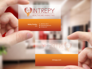 Design de Carte de Visite par Creations Box 2015 pour Intrepy Healthcare Marketing | Design : #12048582