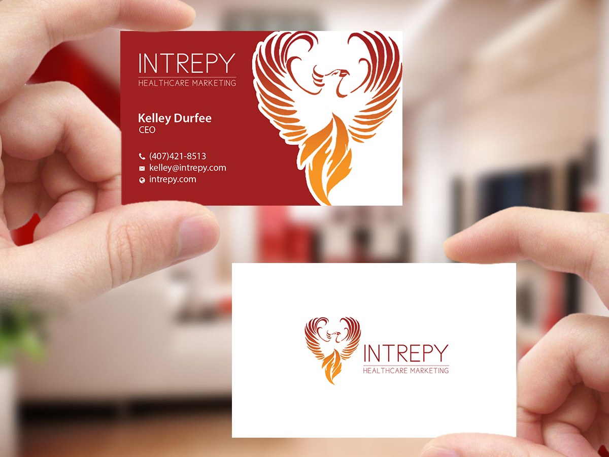 Design de Carte de Visite par Creations Box 2015 pour Intrepy Healthcare Marketing | Design #12048588