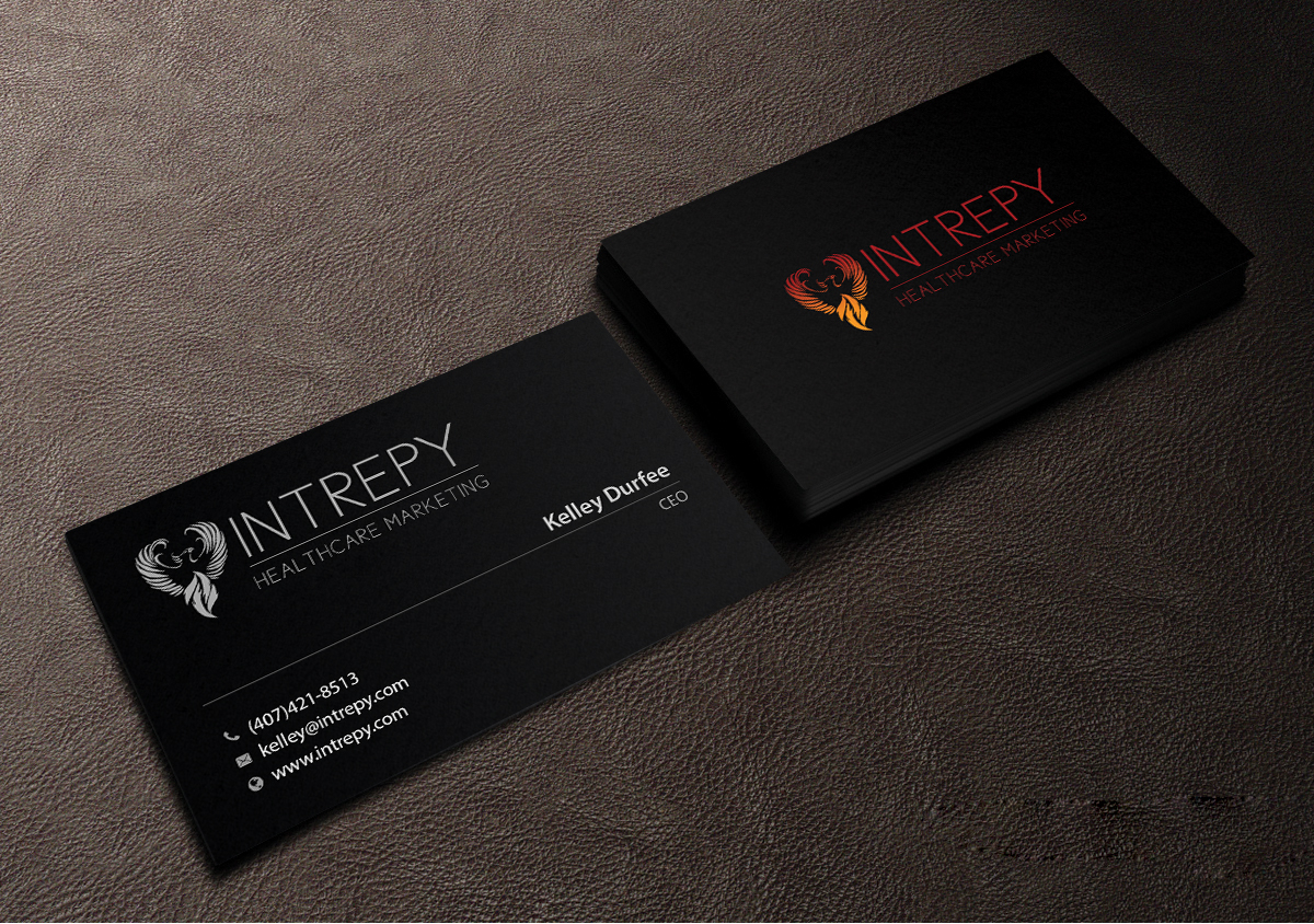 Business Card Design by Creations Box 2015 for Intrepy Healthcare Marketing | Design #12048589