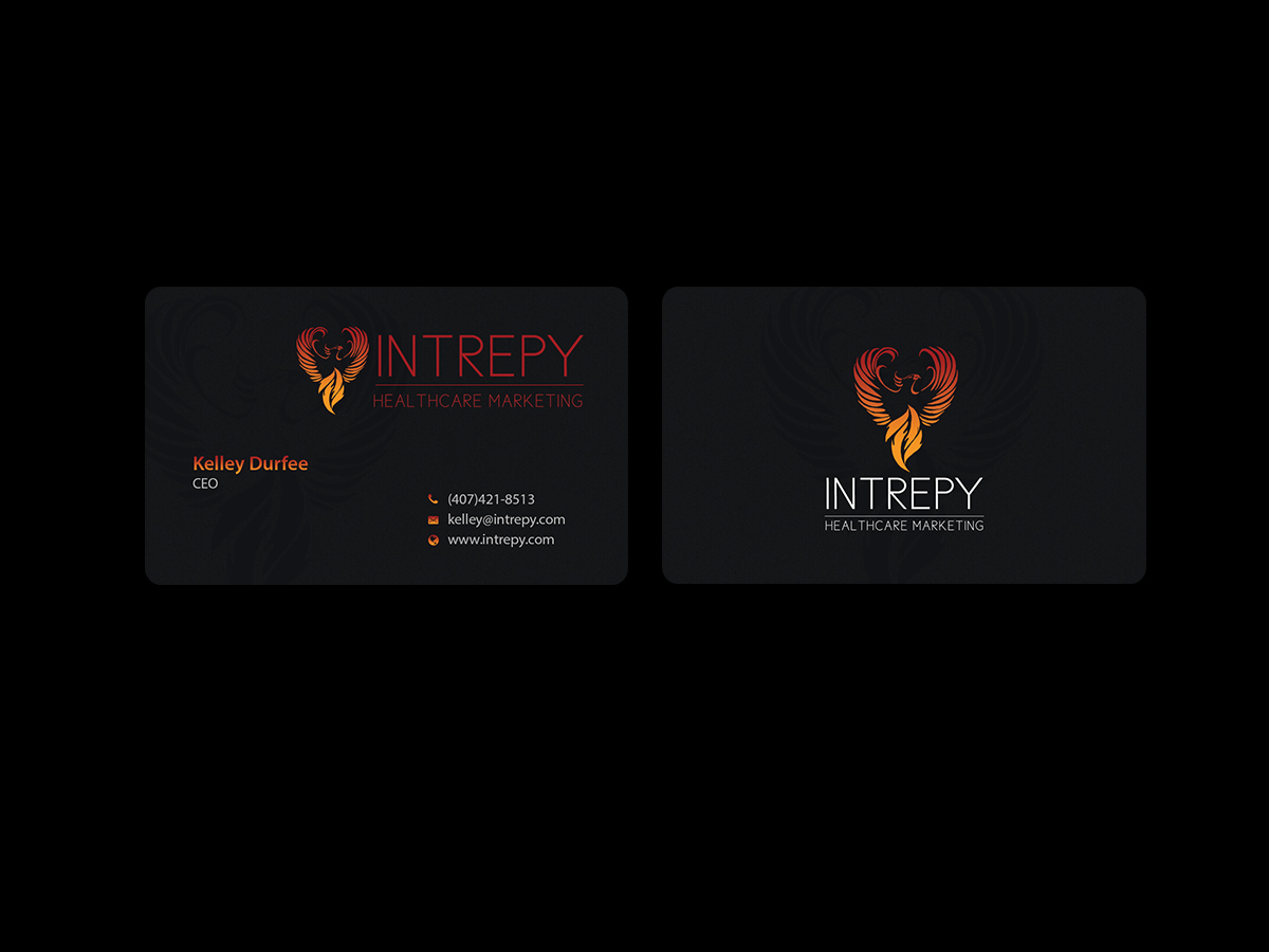 Business Card Design by Creations Box 2015 for Intrepy Healthcare Marketing | Design #12048595