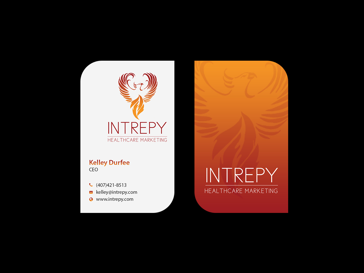 Design de Carte de Visite par Creations Box 2015 pour Intrepy Healthcare Marketing | Design #12048596