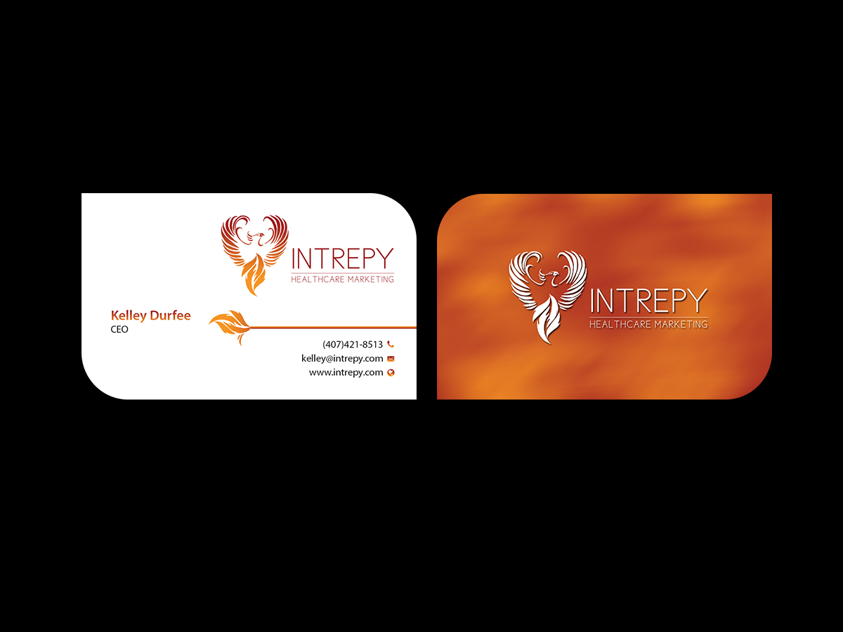 Business Card Design by Creations Box 2015 for Intrepy Healthcare Marketing | Design #12048597