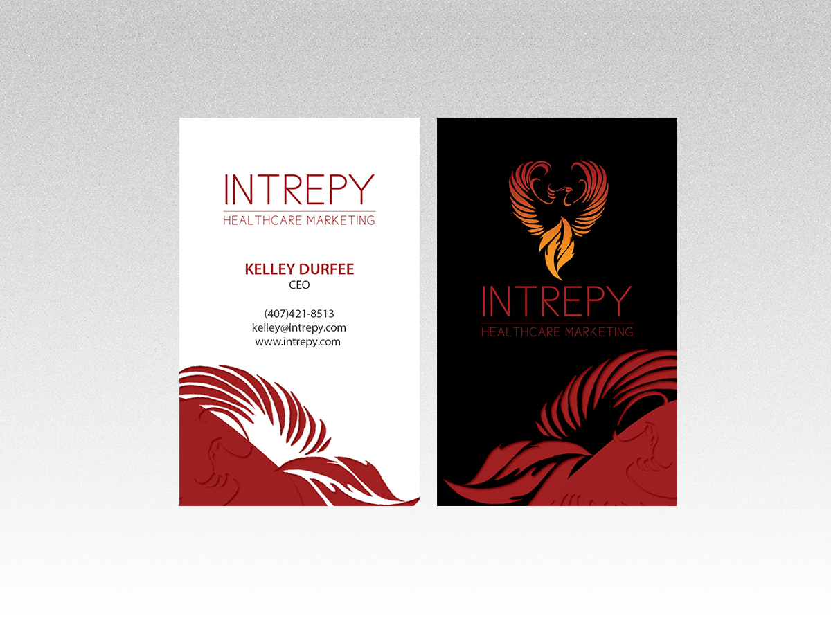 Design de Carte de Visite par Creations Box 2015 pour Intrepy Healthcare Marketing | Design #12056654