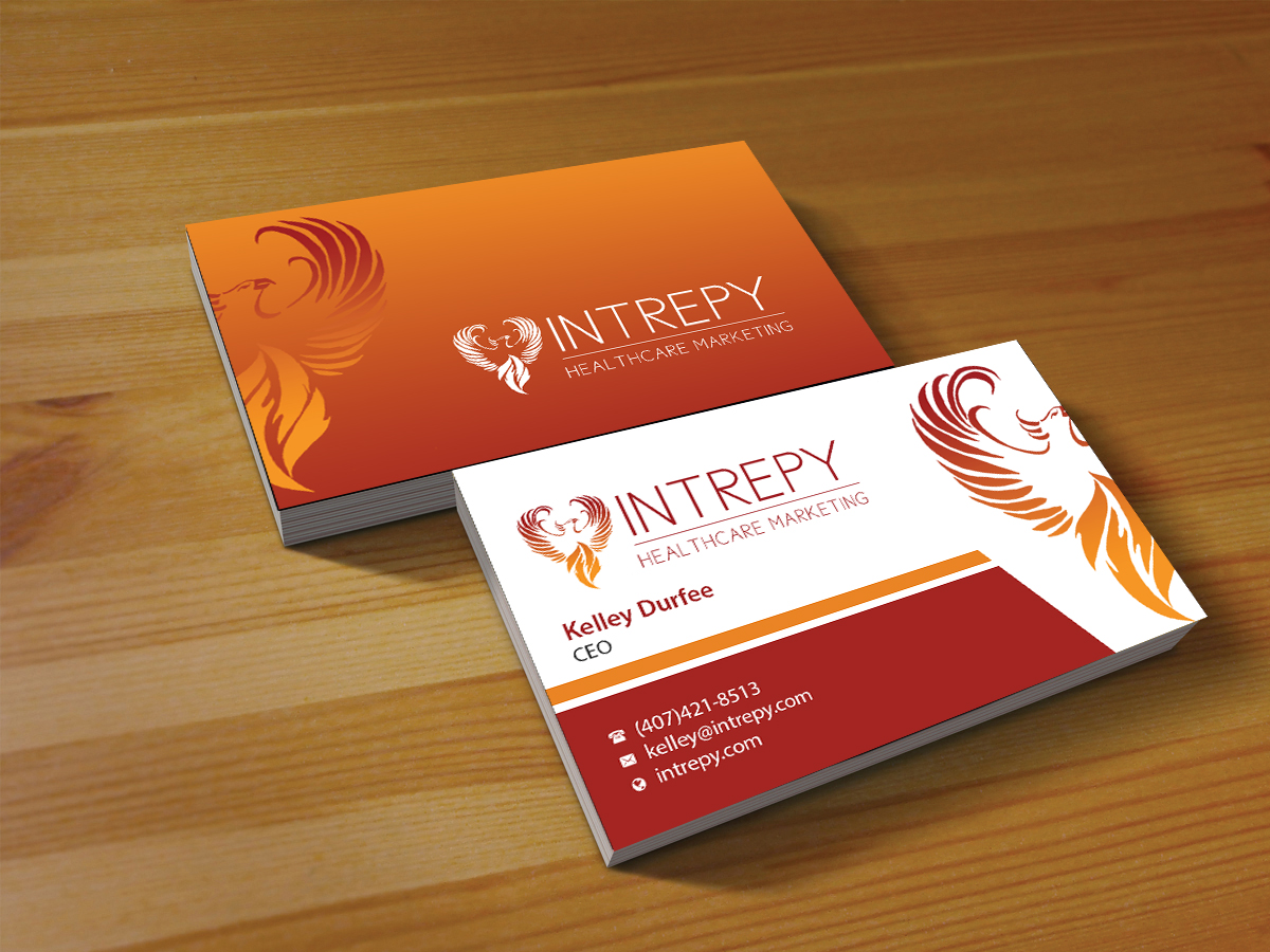 Visitenkarten-Design von Creations Box 2015 für Intrepy Healthcare Marketing | Design #12056658