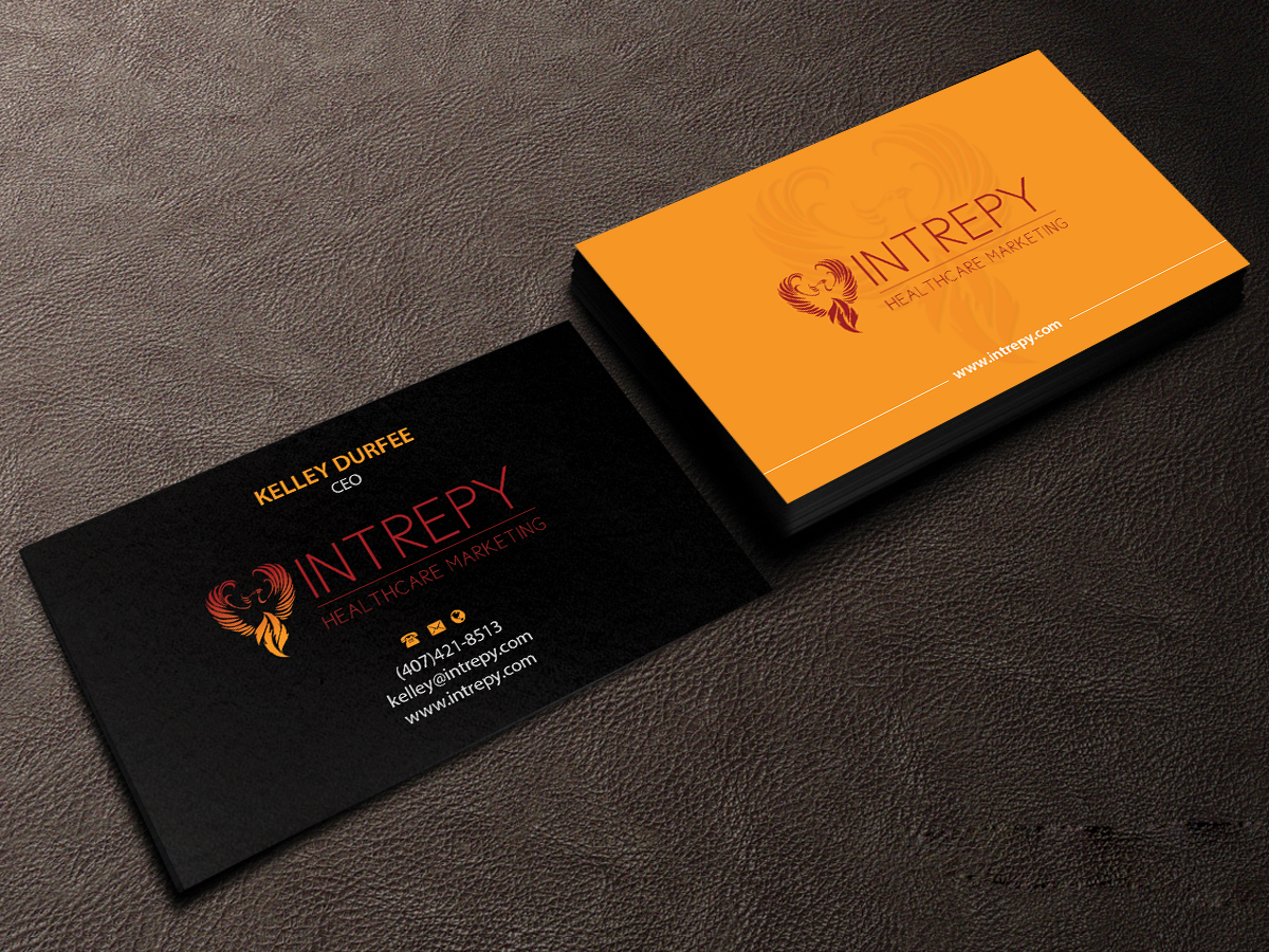 Design de Carte de Visite par Creations Box 2015 pour Intrepy Healthcare Marketing | Design #12056664