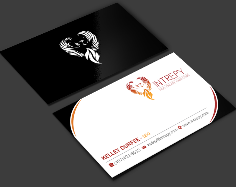 Business Card Design by Brand aid for Intrepy Healthcare Marketing | Design #12047017
