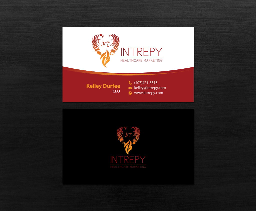 Business Card Design by chandrayaan.creative for Intrepy Healthcare Marketing | Design #12046891
