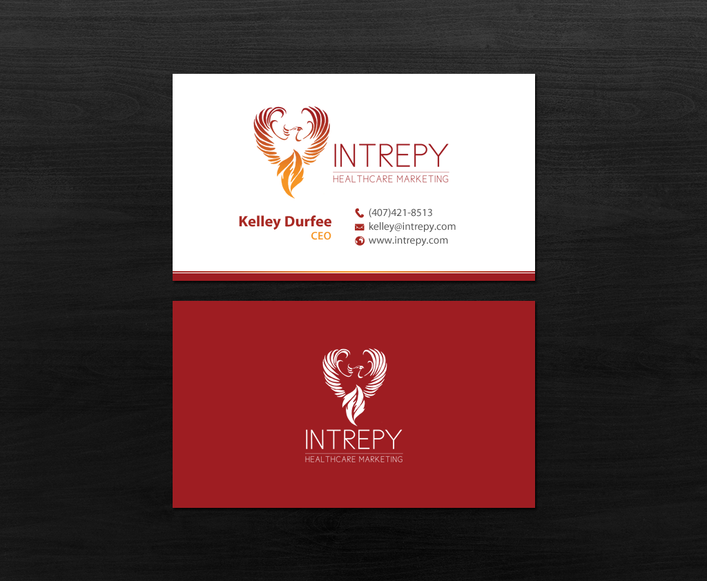 Design de Carte de Visite par chandrayaan.creative pour Intrepy Healthcare Marketing | Design #12046892