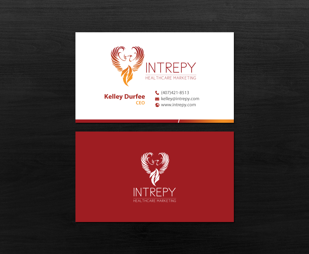 Design de Carte de Visite par chandrayaan.creative pour Intrepy Healthcare Marketing | Design #12046893