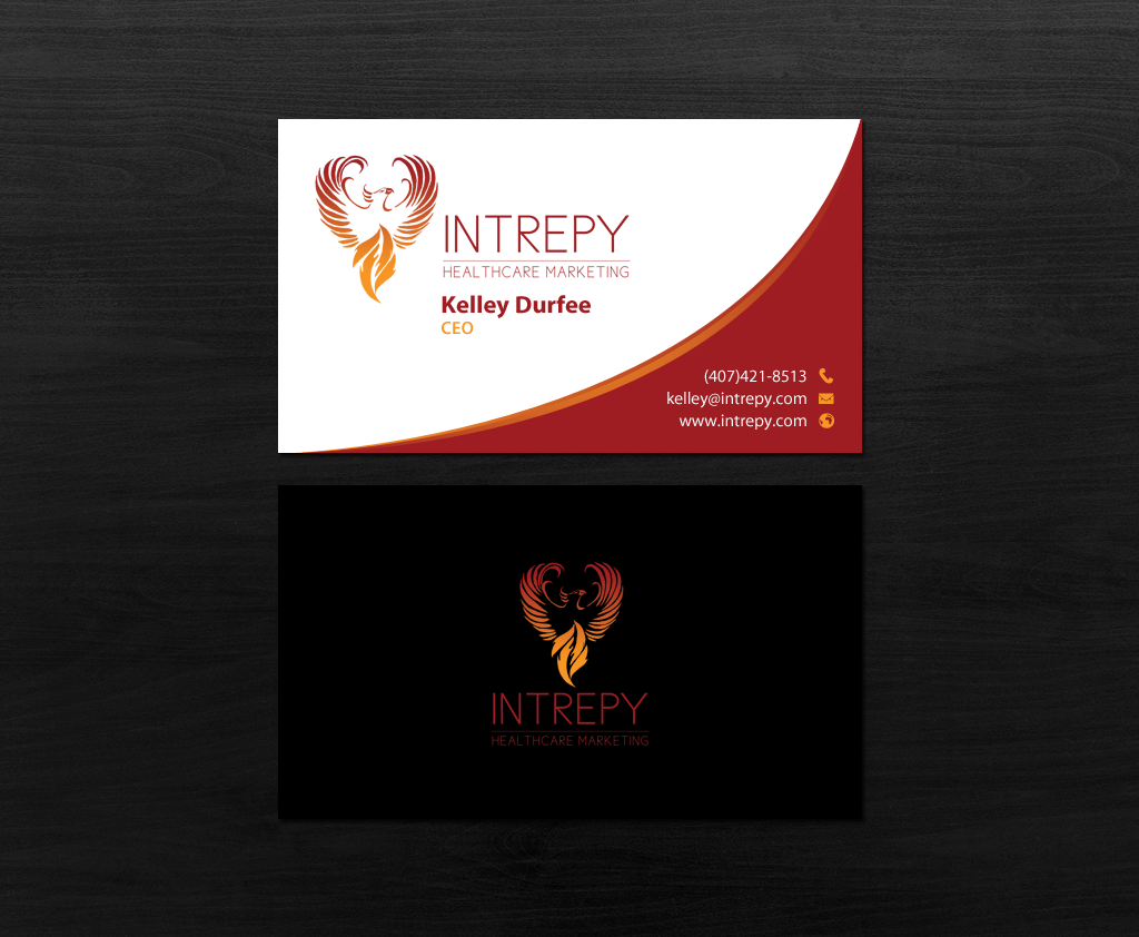 Design de Carte de Visite par chandrayaan.creative pour Intrepy Healthcare Marketing | Design #12046895