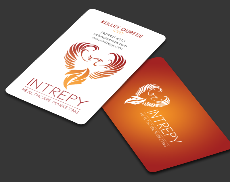 Diseño de Tarjeta de Presentación por chandrayaan.creative para Intrepy Healthcare Marketing | Diseño #12046903