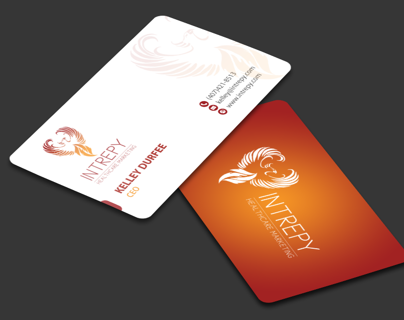 Diseño de Tarjeta de Presentación por chandrayaan.creative para Intrepy Healthcare Marketing | Diseño #12046907