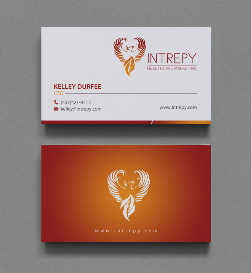 Business Card Design by chandrayaan.creative for Intrepy Healthcare Marketing | Design #12046912